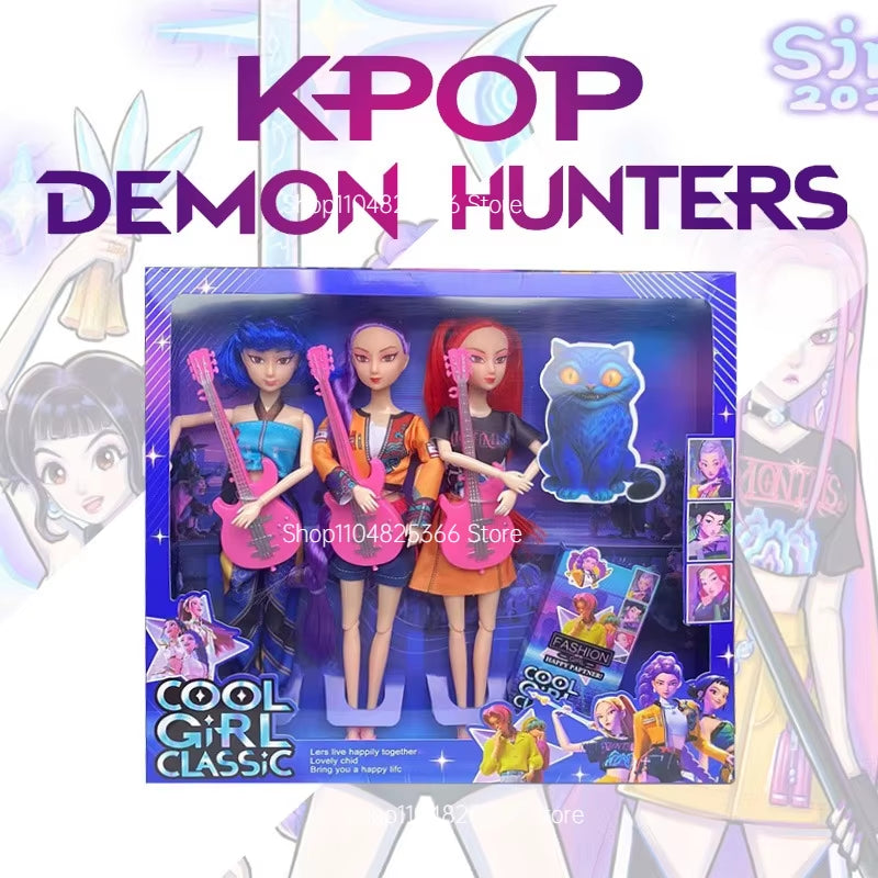 2026 Hot 3 Trendy Kpop Devil Hunter Dolls, Vinyl Dolls, Dolls, Christmas Gifts, Birthday Gifts, Halloween Gift Girls' Toys